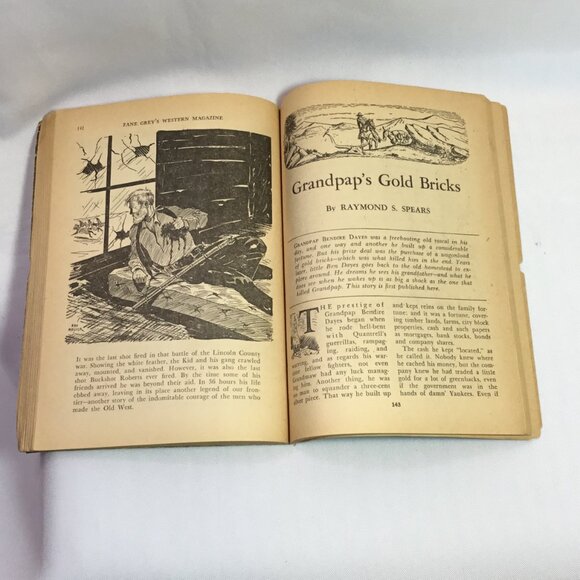 Zane Grey's Western Magazine Pulp Vol. 1 #5 July 1947 Low Grade - Picture 9 of 10